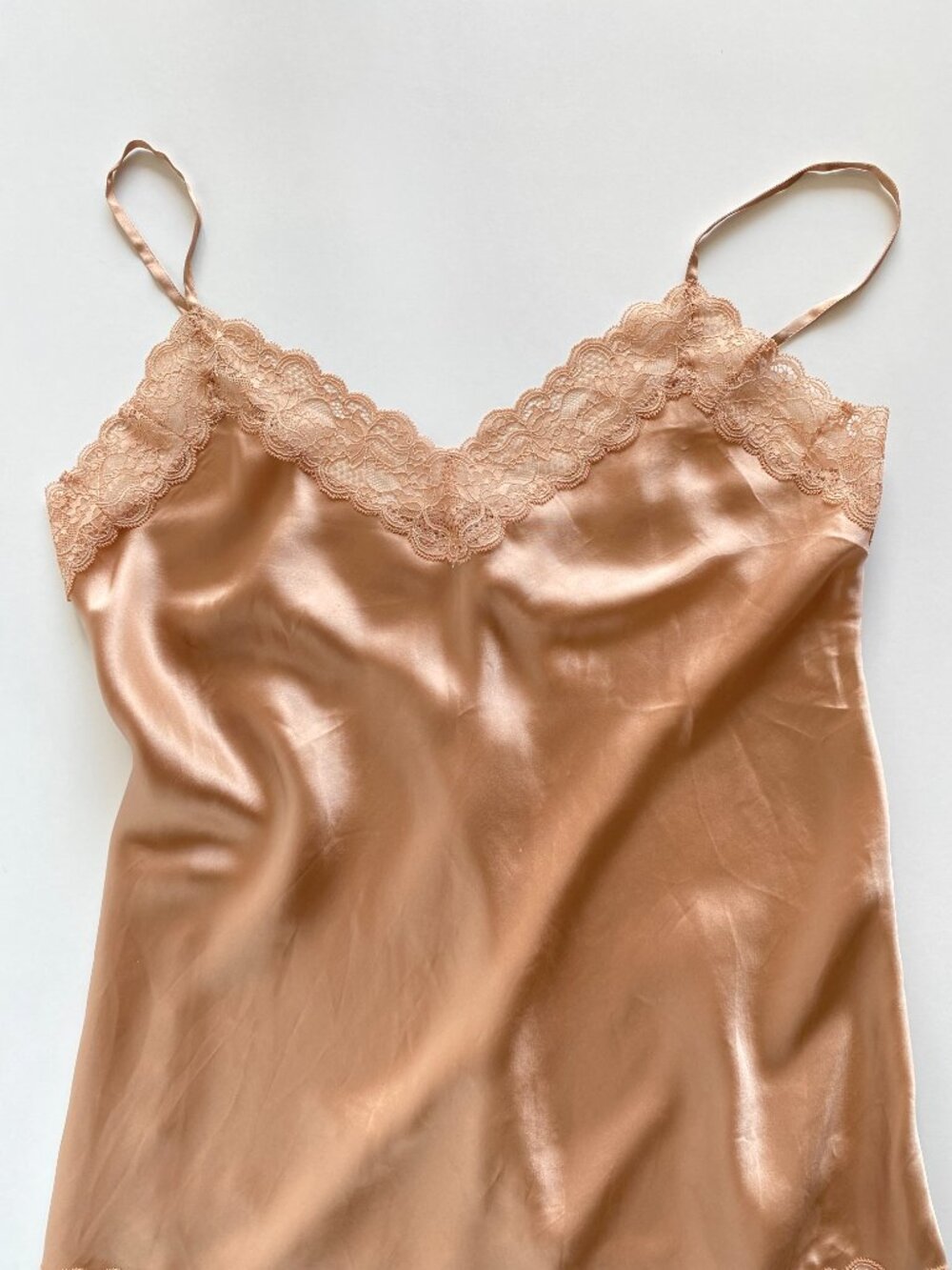 Intimissimi 100% Silk and Lace V-neck Top Size L - Picture 8 of 9